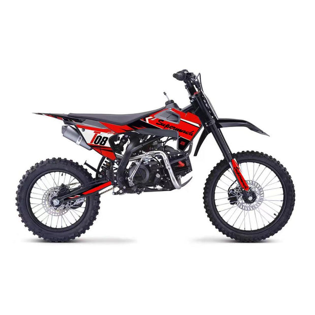 Supermach Dirt Bike 125cc MANUAL Fully Assembled/Tested - *COMPETITION USE ONLY*
